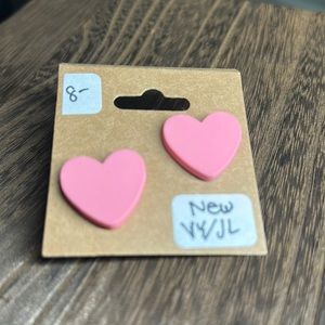 Oversized Heart Earrings